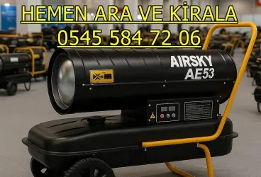 Bingöl Elazığ Tunceli Isımak Mazotlu Isıtıcı Kiralama