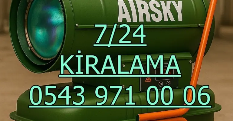 İstanbul ve Kırıkkale MAZOTLU ISIMAK ISITICI KİRALAMA