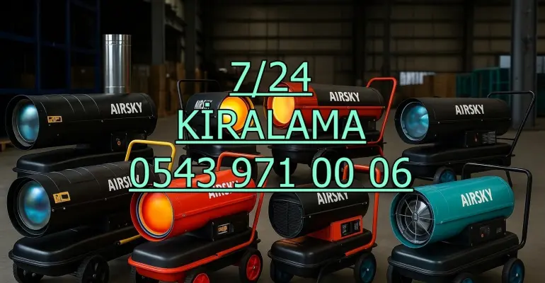 Konya Çevresi Mazotlu Isımak Elektrikli Isıtıcı Kiralama