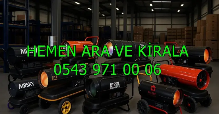 Tekirdağ ve Konya MAZOTLU ISIMAK ISITICI KİRALAMA